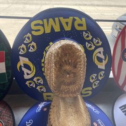 Rams Football Straw Hat