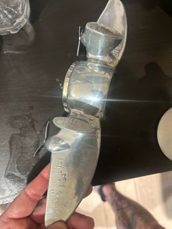 VINTAGE SARSAPARILLA  SILVER CLOCK PLANE