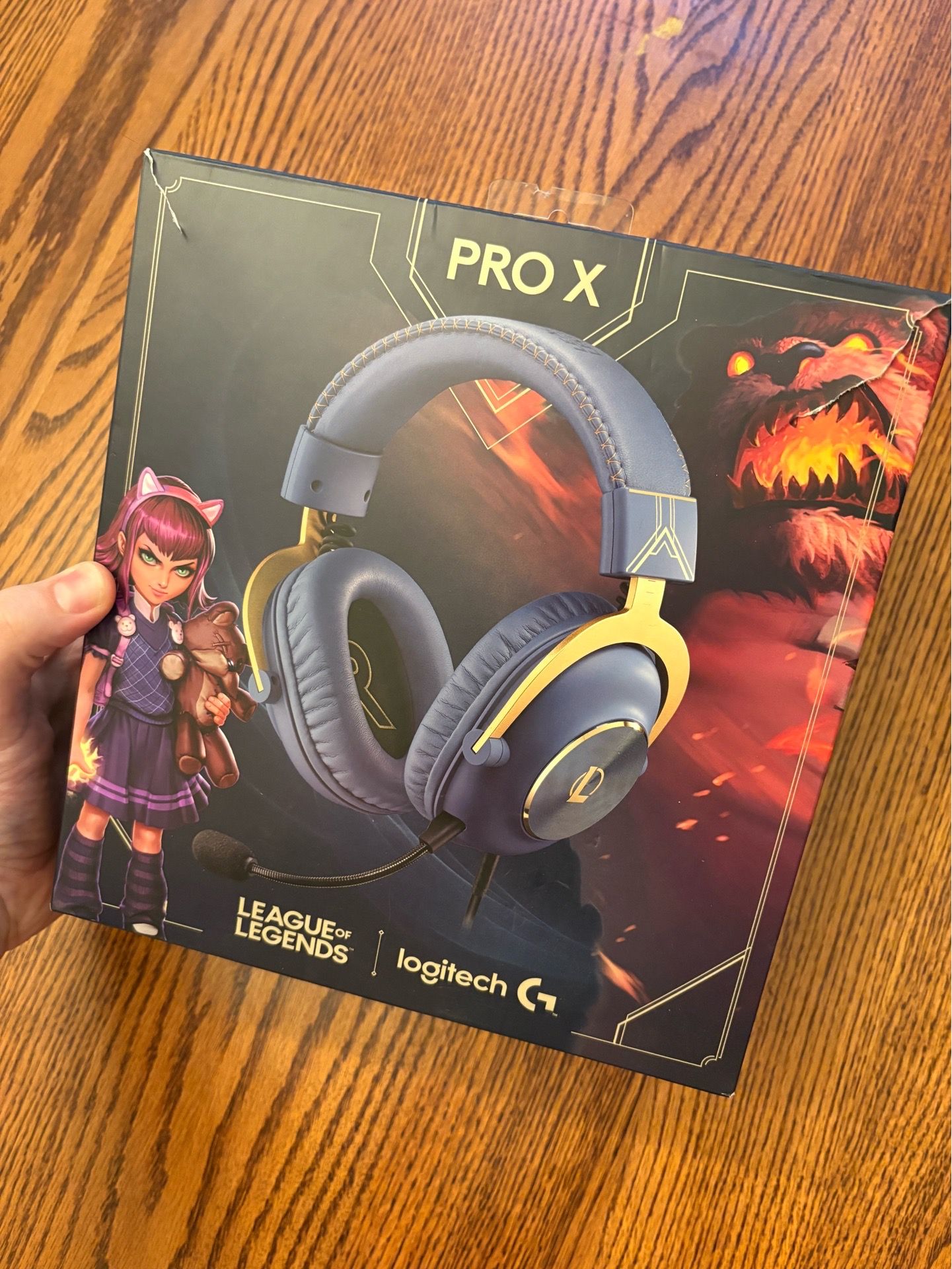 Logitech G PRO X League of Legends Edition Gaming Headset/Headphones — Open Box/Unused
