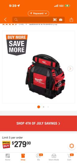 Milwaukee PACKOUT 15 in. Structured Tool Bag