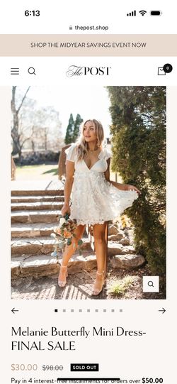 Butterfly Mini Dress 