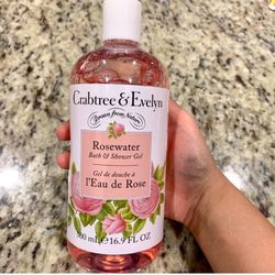 Crabtree & Evelyn Rosewater Bath & Shower Gel 16.9 Fl Oz full size 