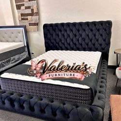 New Queen Bed Frame With Mattress 
