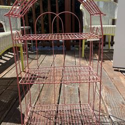 Decorative Metal Plant Stand / Shelf