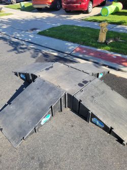 Land Wave skate/bike ramp 5 piece