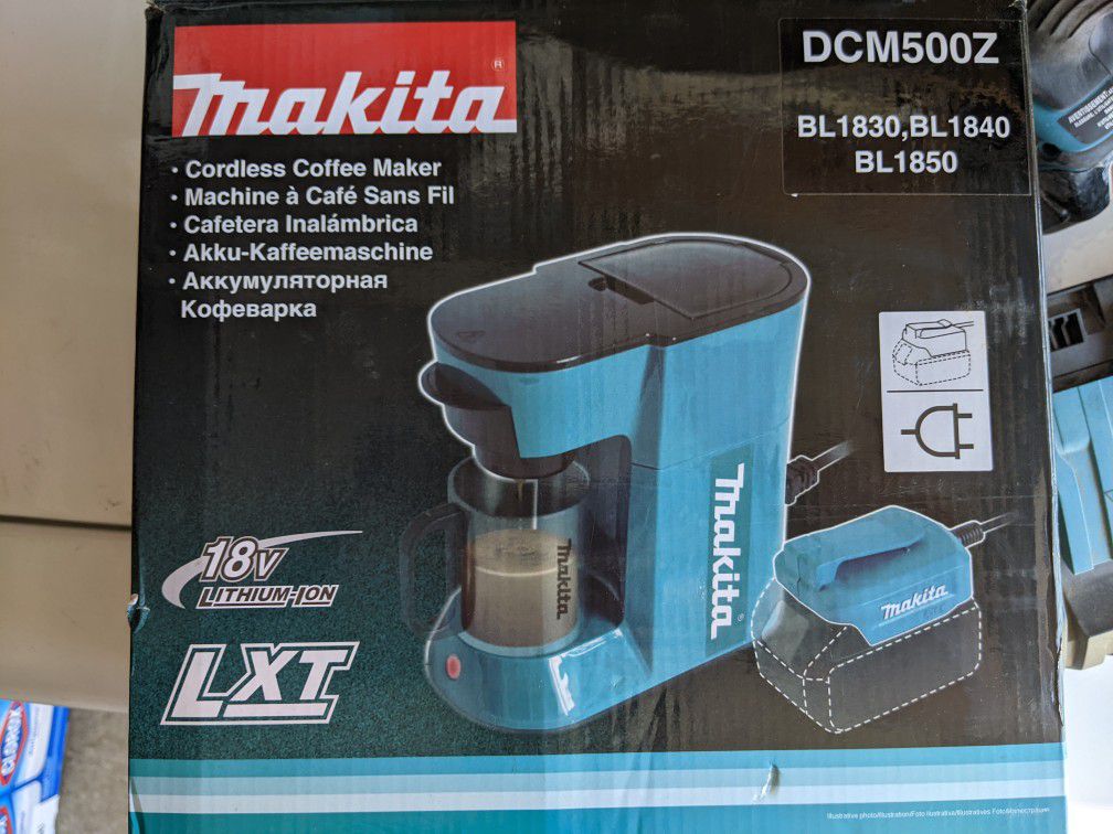 New Makita Cordless Coffee Maker