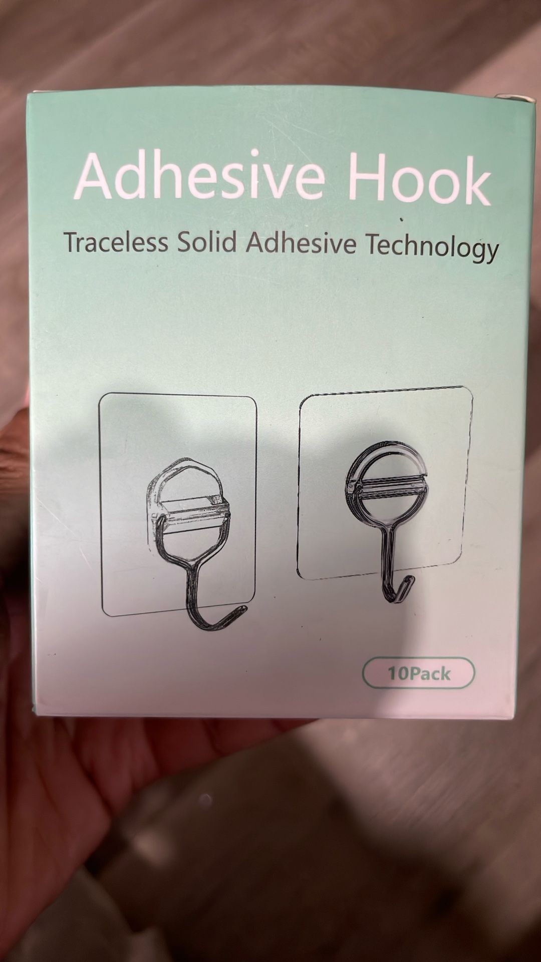 Adhesive Hook 10 Pack 