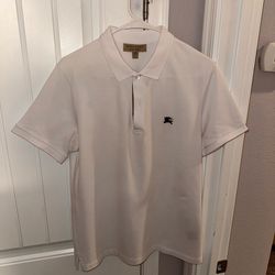 Burberry London White Polo Shirt