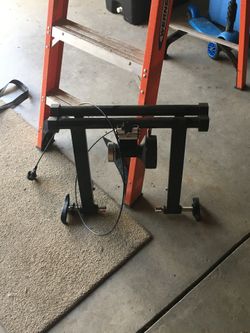 Indoor stationary bike mount