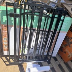 INGENUITY The Doorway 48W Series Pet and Baby Gate, Pressure or Hardware Mounted Auto Close Door Bla