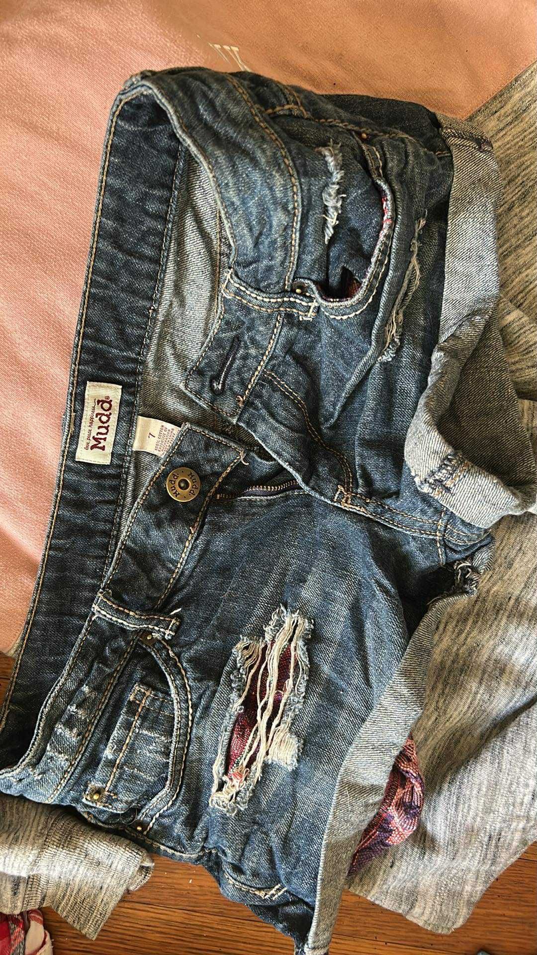 Jean Shorts Size 7 Juniors 