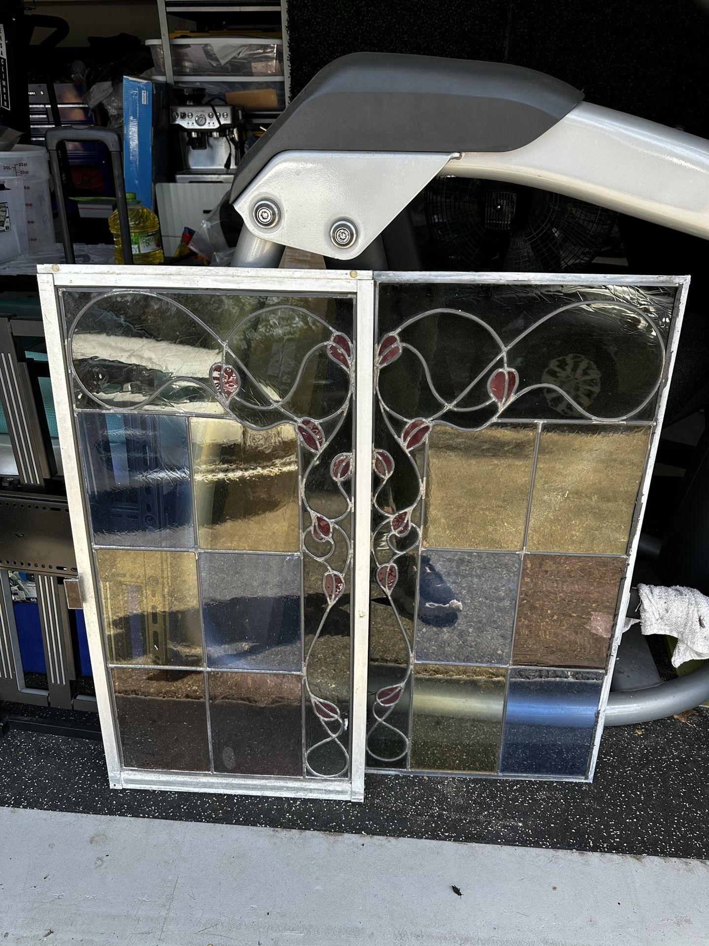 Vintage 1965 Stained Glass Windows!