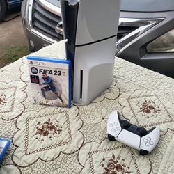 $400! The Lowest Just 2nd Gen 2024 PS5 Playstation 5 Slim Disc Edition & 1 Control. $30! Per Game. $40 extra controller. Steelbook game is $70!. Only