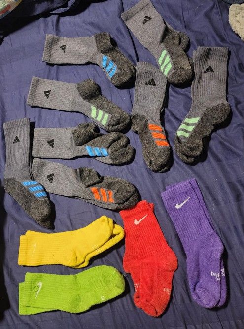 Kids Adidas & Nike Socks