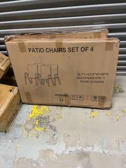 Patio chairs