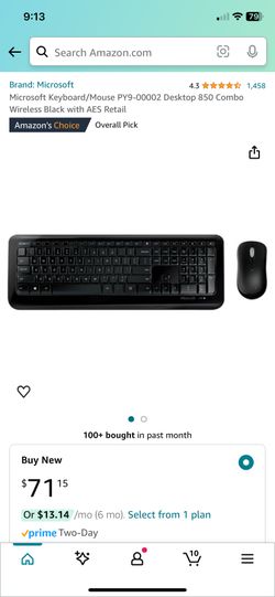 Wireless Desktop Keyboard And Mouse