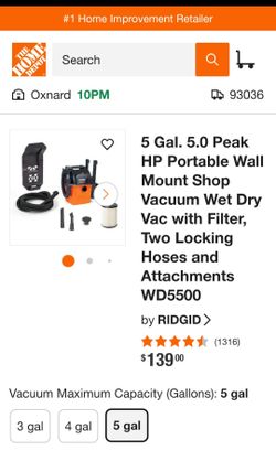 Shop Vacuum Wet Dry Vac with Filter