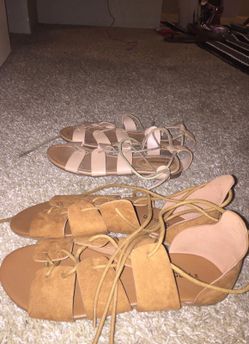 Strappy Sandals! Can be sold separate or together!!