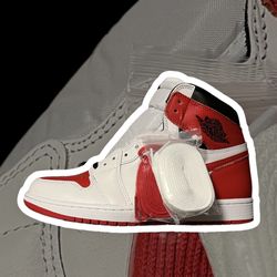 Jordan 1 High Og “Heritage” now Available. Multiple sizes (7/8/8.5/10.5/12) in Mens. DS(New). Factory laced. $190. Each. Trades Welcome. 