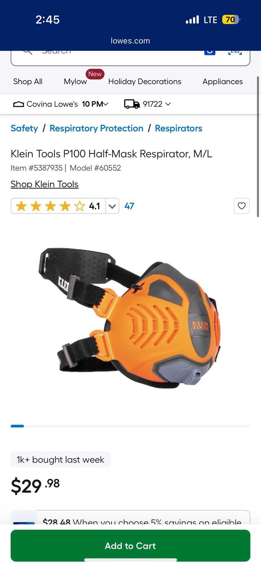 Klein Tools Masks