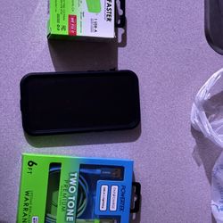 iPhone 14 With Case And Charger accessories 