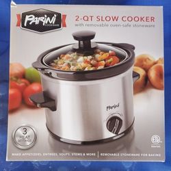 New Parini 2qt Slow Cooker 