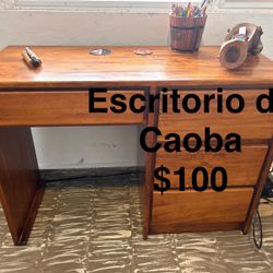 Escritorio De Caoba 