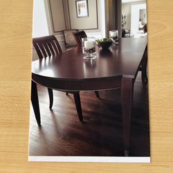 Ethan Allen “Avenue” Dining Table And 6 Chairs