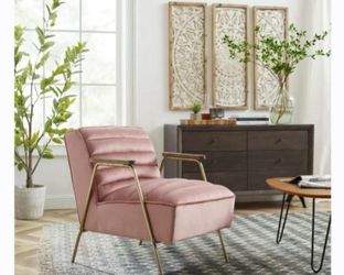 Velvet ARM Chair For Girl Room Brand NEW