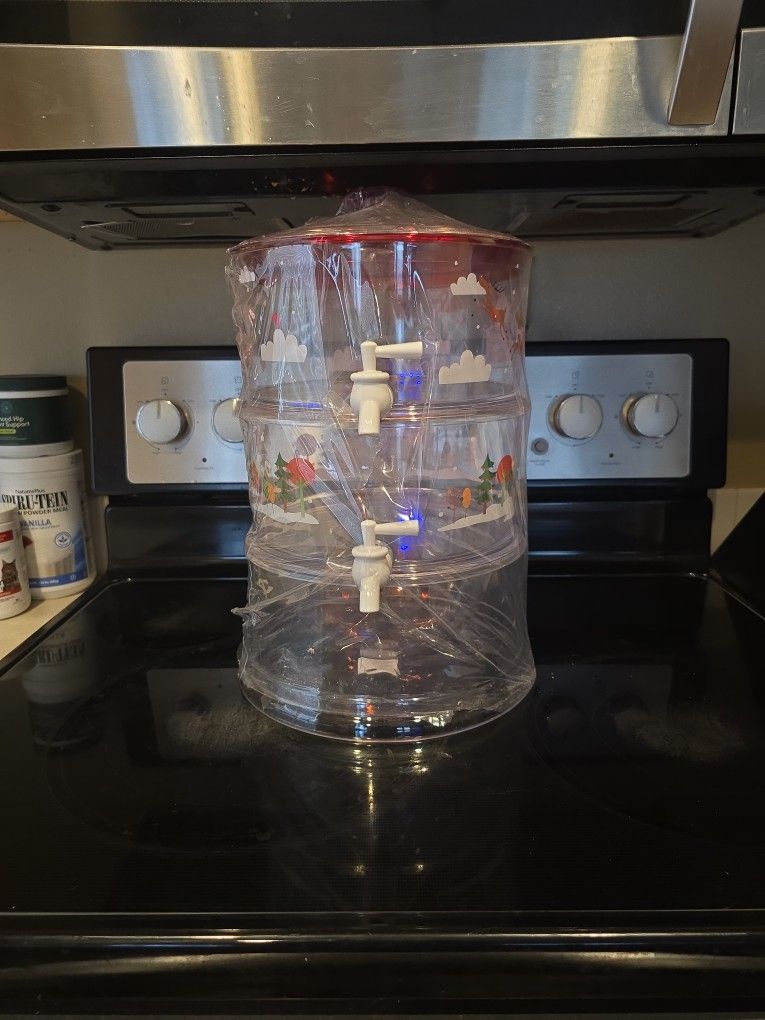 Party, or Family 3 Layer Drink Dispenser