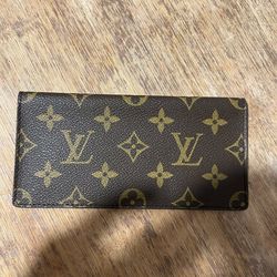 Louis Vuitton Monogram Checkbook Holder Case Wallet – Authentic – Excellent Condition
