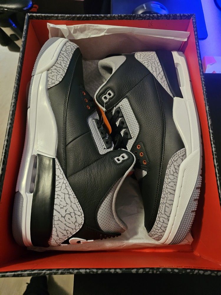 Jordan 3 Retro Black Cement Size 12