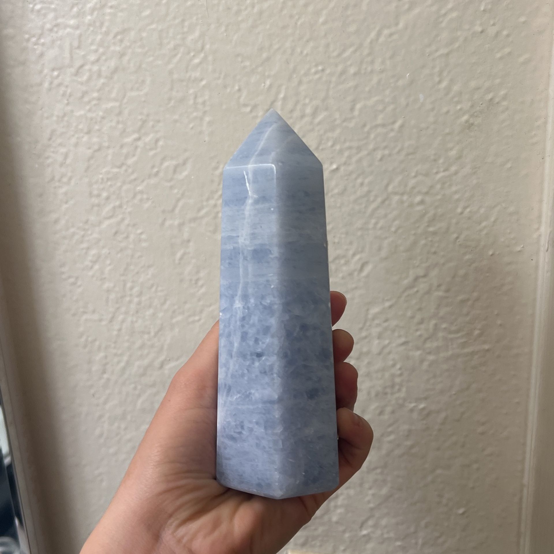 Blue Calcite Tower