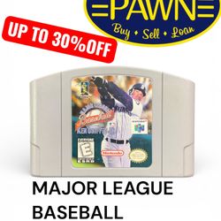 MAJOR LEAGUE BASEBALL NINTENDO 64 