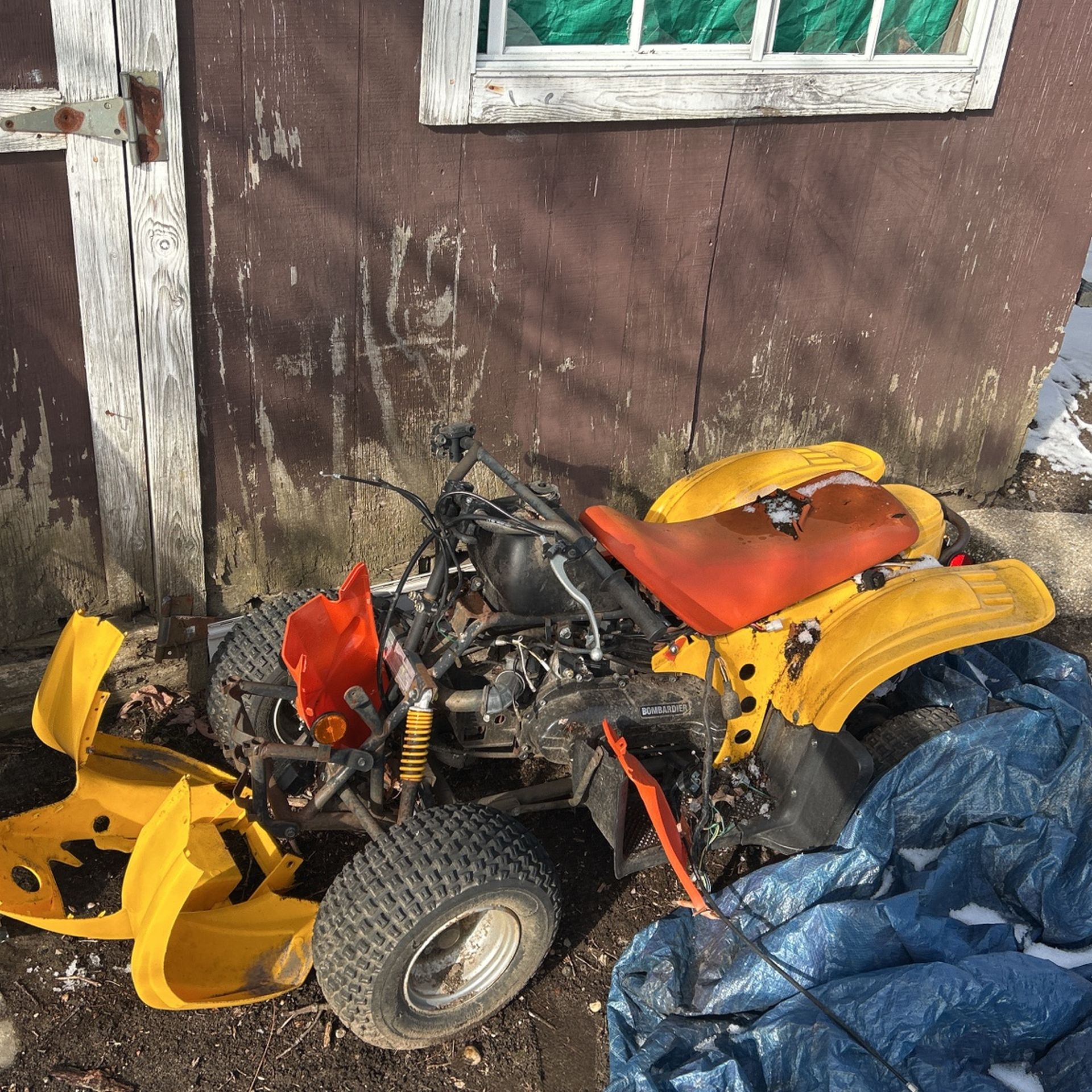 100cc Quad Project Part Bike