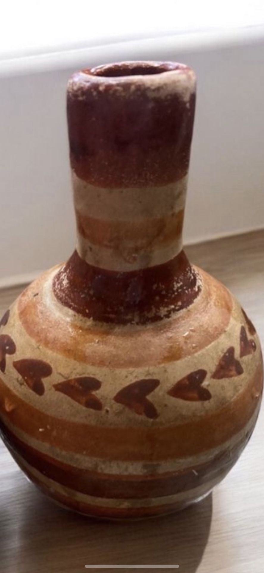 Garrafon Mexican Clay Mini Water Jug With Cup Made In Mexico Mug Size Perfect For Day Of The Dead Offering