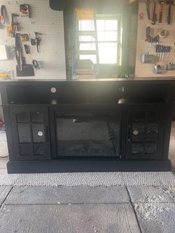 Tv Stand with Fireplace