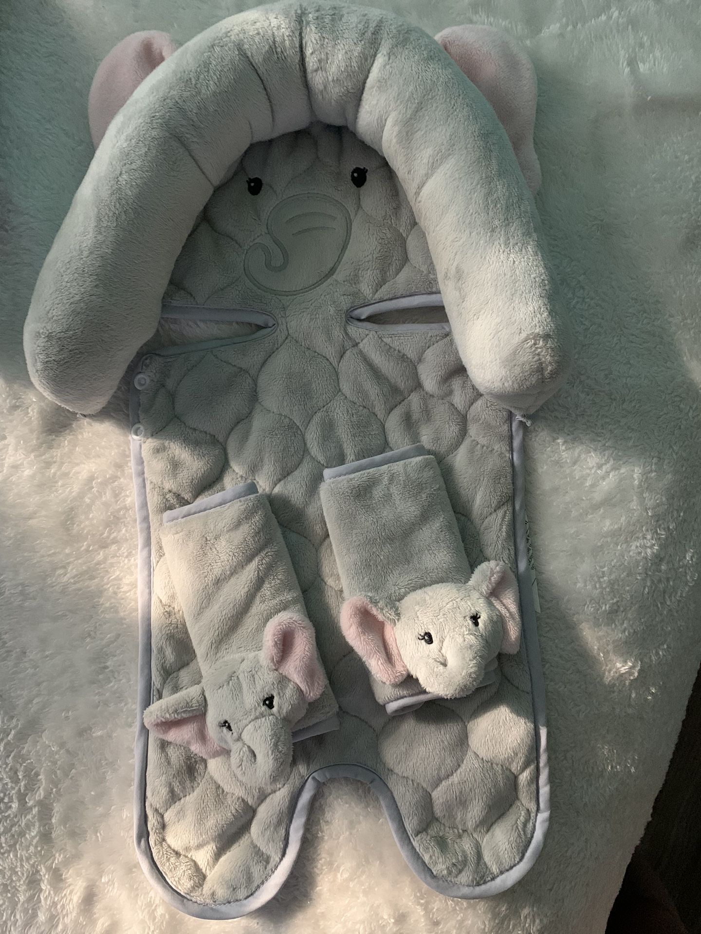 Car Seat Head And Strap Protectors