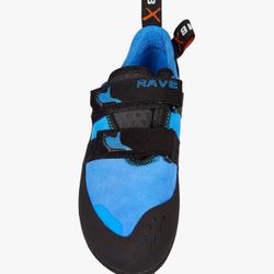 Climb X Men's Rave Strap Climbing Shoe French Blue Size 8.5 US