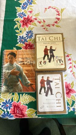 Tai Chi book , flash cards, DVD