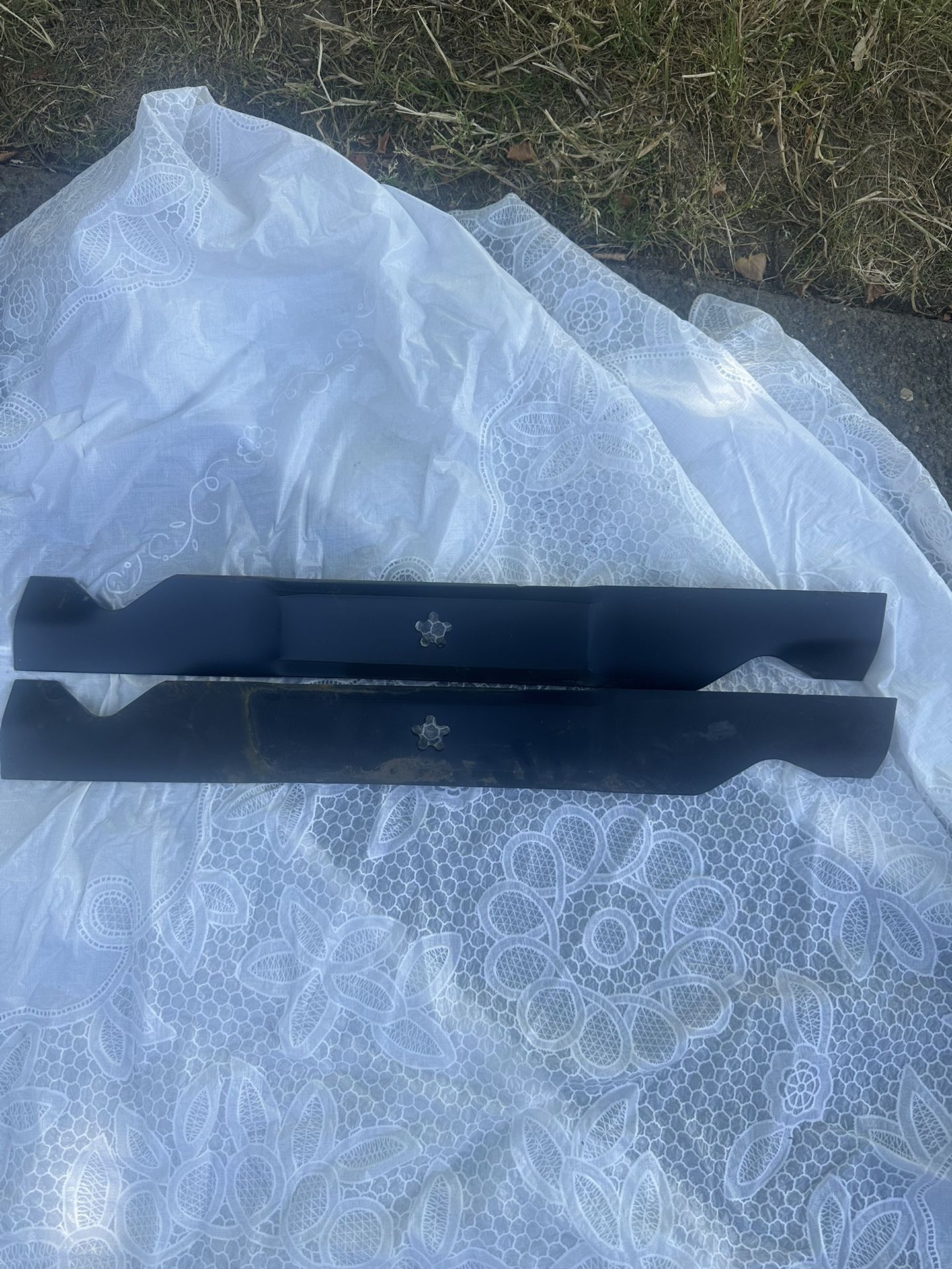 Huskvarna lawnmower blades $40 for the pair