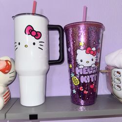 Hello Kitty Cups Bowls 