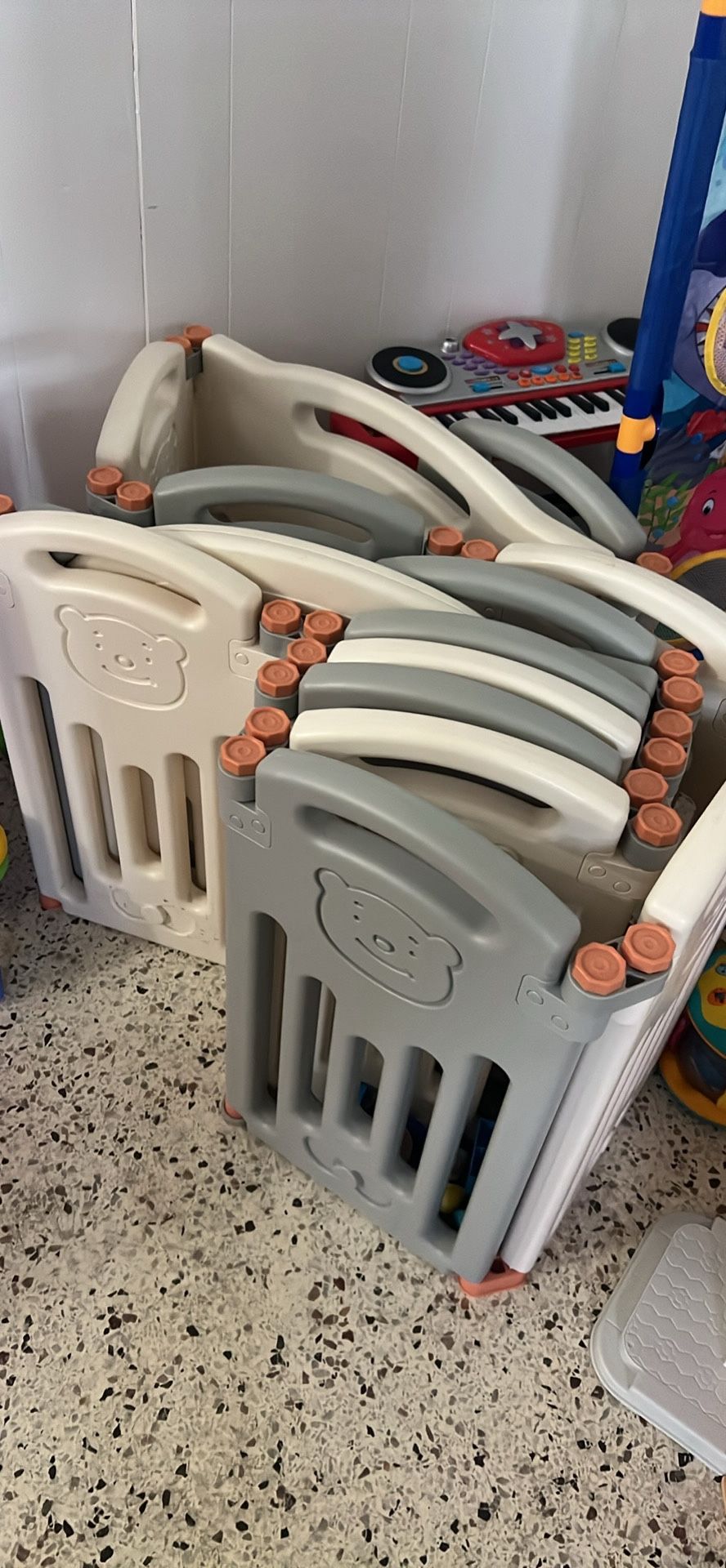 baby playpen area