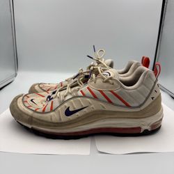 Nike Air Max 98 Sz 13 Mens Sail Court 47.5 purple light cream 640744-108