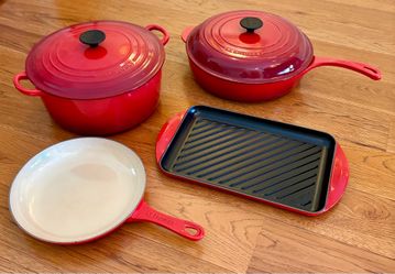 Le Creuset pans (Used and New) - great prices !!