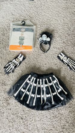 Kids Glow In The Dark Skeleton Halloween Costume