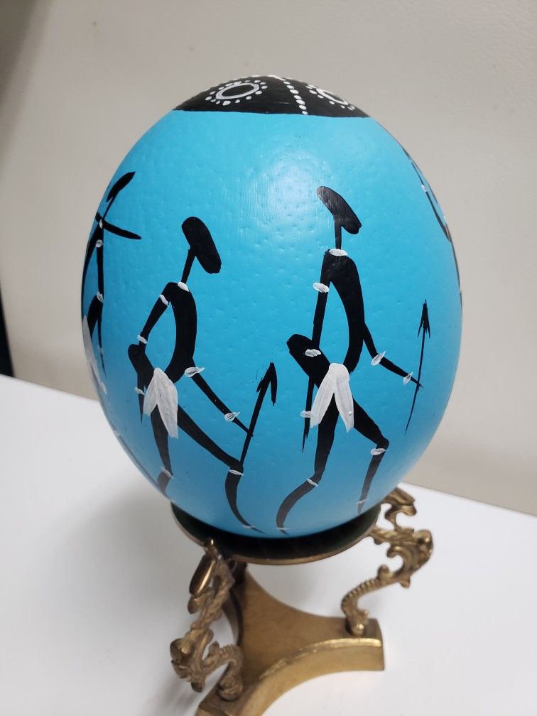 Hand Painted African Ostrich Egg for Sale in Duluth, GA OfferUp
