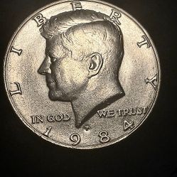 1984 P Mint Half Dollar Coin 