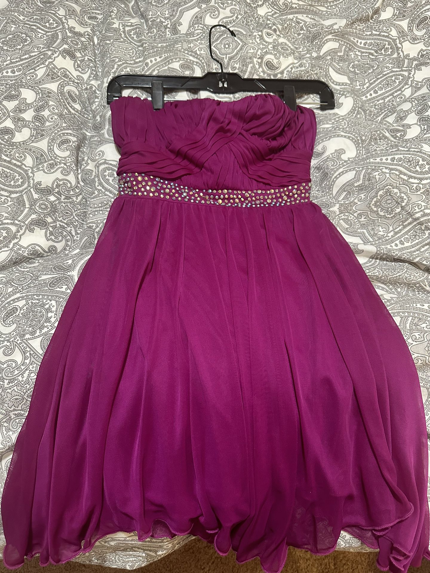Purple JCPenney Prom Dress