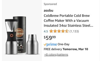 Asobu Pourover Coffee Maker